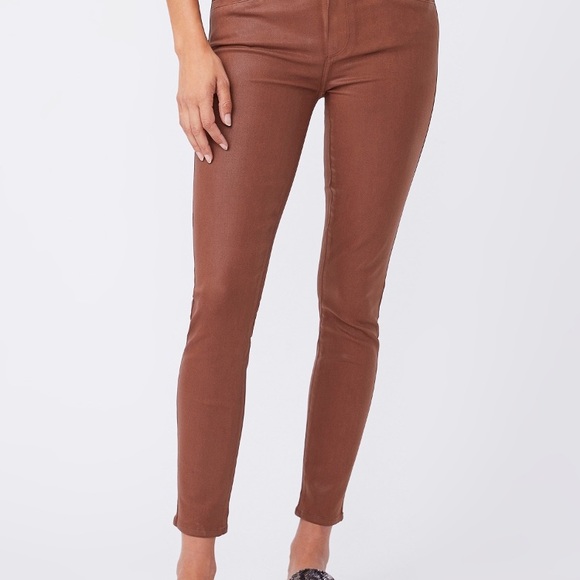 PAIGE Denim - PAIGE| Cognac Dusty Peach Skinny Jeans Sz 26